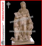 Hand Carved Marble Mother and Child Sculptures (SK-2867)