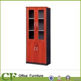 Economic Office Storage Cabinet Wood Frame Glass Door Filing Cabinets