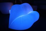 Home Furniture Leisure LED Lip Chair Newest Kiss Chair
