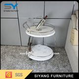 Hotel Restaurant Removable Steel Dining Wine Trolley