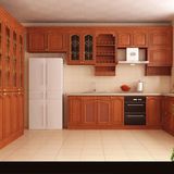 Wood Surface with Melamine Board Home Furniture Kitchen Cabinet