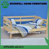 Solid Pine Wood Bedroom Furniture General Use Sofa Bed (W-B-5035)
