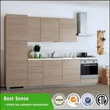 Wood Grain Melamine Finish Laminate MFC Kitchen Furniture