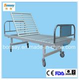 One Crank Manual Patient Bed Adjustable Bed Care Bed