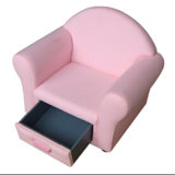 Modern Home Bedroom Fabric Children Furniture/Drawer Sofa/Drawer Chair (SF-49)