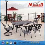 Dining Table 6 Chairs Set Outdoor Lawn Yard Garden Furniture