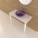 Bathroom Cabinet with Solid Wood and Mirror