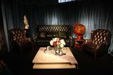 High Back Antique Chesterfield Leather Sofa Set (A1)