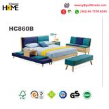 Hot Sale Wooden Home Furniture Kids Fabric Bed in Bedroom Furniture (HC860)