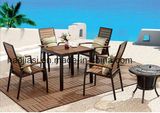 Outdoor /Rattan / Garden / Patio / Hotel Furniture Polywood Furniture Chair & Table Set (HS 3002C& HS 7108DT)