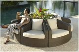 Outdoor Corner Sofa Set with Cushion High Quantity Loading Sofa