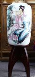 Antique Painted Porcelain Desk Lamp La-84