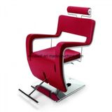 High Quality Red Salon Barber Chair with T-Footrest Styling Chair