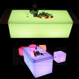 LED Cube Table Square Wedding Table LED Illuminated