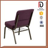 Red Soft Suede Hoar Church Chair Br-J018