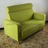 Comfortable Green Fabric Living Room Restaurant Sofa for Bedroom (SP-KS266)