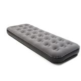 Flocked PVC Inflatable Single Air Bed