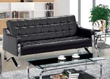 Classical Office Leather Sofa with Stainless Frame 8805/8809 in Stock