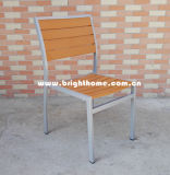Outdoor Chair Aluminium Plastic Wood