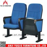 Armrest Chinese Style Auditorium Chair No Writing Pad Yj1007b
