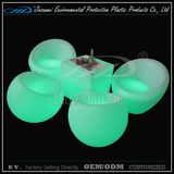 PE Material Roto Moulding Plastic LED Barl Chair