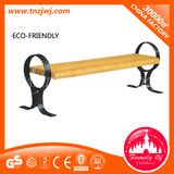 Ductile Iron Leg Park Bench Wooden Slats Chair