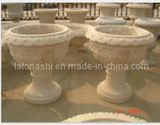 G682 Yellow Stone Granite Flower Pot