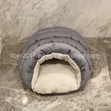 Grey Cat Sleeping Bed Indoor Cat House Slipper Pet Bed