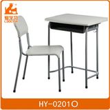 Classroom Student Metal Plastic Chair with ABS Desk Top