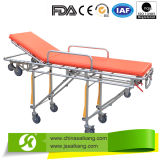 Hospital Folding Stretcher Trolley With Height Adjustable