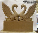 Swan Sculpture Hand Carving for Home Decoration/Art Collection (SC-004)