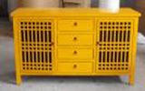 Chinese Antique Furniture Yellow Buffet