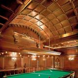 Arched Living Room Decorative Teak Wood Ceilings (GSP11-012)