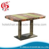 Hot Sale Antique Wooden Square Dining Coffee Table