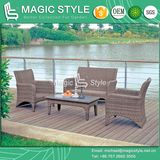 Rattan Sofa Set with Cushion Garden Furniture (Magic style)