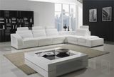 China Wholesale Living Room Furniture Modern Leather Sofa