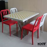 Indoor Furniture Kitchen Dining Tables with Chairs (170627)