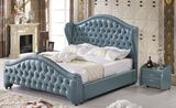 The Special Antique Design Leather Bed