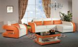 Modern Sofa with Bonded Leather Material