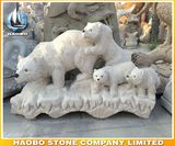 Stone Animal Sculpture Polar Bear Statue