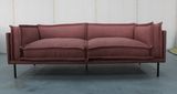 Modern High Quality Fabric with Feather Seat Cushion 3 Seat Sofa Yh-345