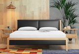 Latest King Size Wood Double / Single Modern Leather Fancy Bed Designs Furniture with Box