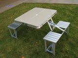 Aluminum Stool Foldable Picnic Table (MW12006)