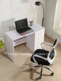 Colorful High UV Glossy Study Computer Desk with 4 Drawers