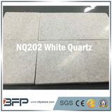 Flamed & Honed Cheap White Natural Stone Quartz Paving Garden Kerbstone