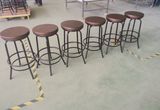 Cheap Antique Comfortable Metal Bar Chair
