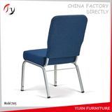 2016 Elegant Fabric Upholstered Back Silver Church Chair (JC-117)