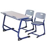 Wood Double Adjustable Desk of School Furniture