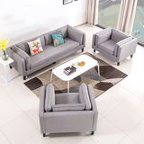 Fabric Couch with Coffee Table for Living Room Seating
