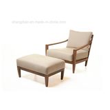 Luxury Hotel Living Room Sofa Single Sofa Chair with Ottoman